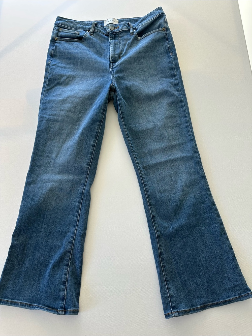 Classic Women's Blue Flared Jeans